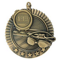 Medal, "Swimming" Star - 2 3/4" Dia